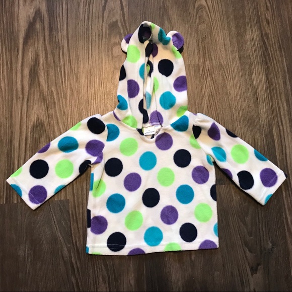 Maria Fuzzy Polka Dot Sweater
